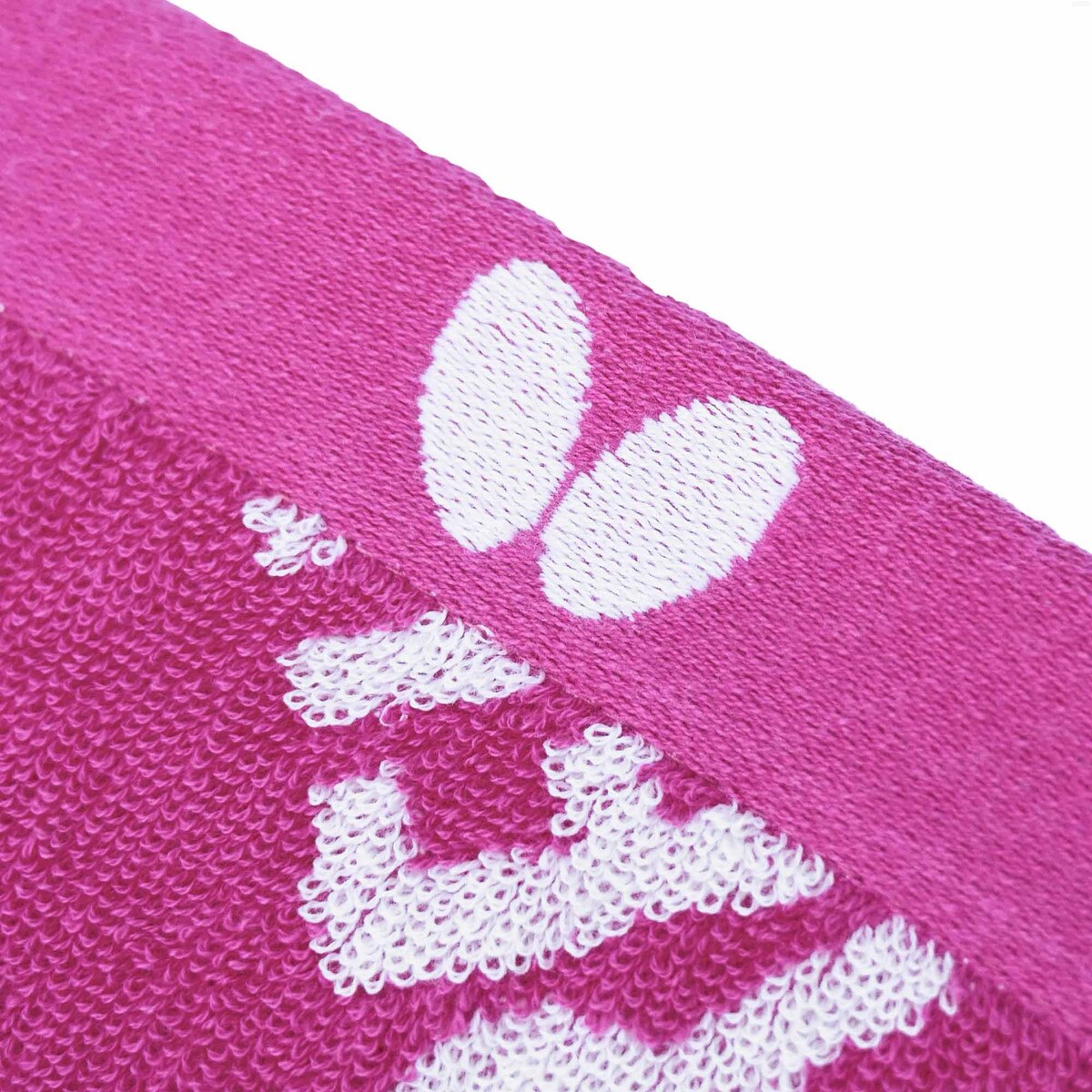 Butterfly Ramic Sports Towel - Rose - Hem